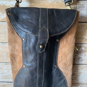 VAAN & CO. Upcycled Leather Crossover